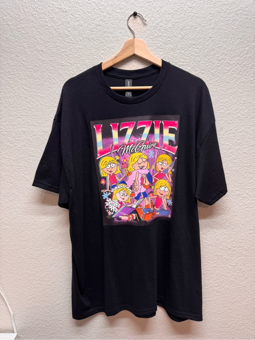 Lizzie McGuire Y2K Black T shirt XL